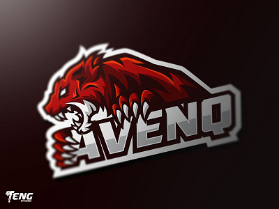 AVENQ TIGERS Logo Esport Mascot Team Sport Game