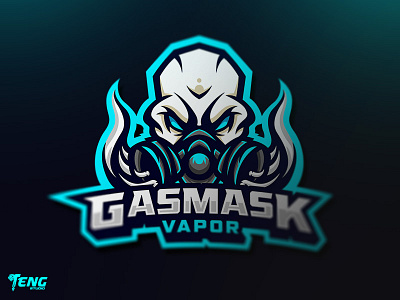 GASMASK Logo Esport Mascot Team Sport Game