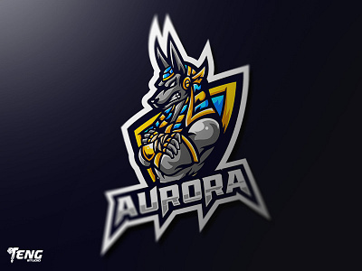 AURORA Logo Esport Mascot Team Sport Game brand branding character clan club design esport fortnite game gaming icon logo mascot overwatch sport team twitch