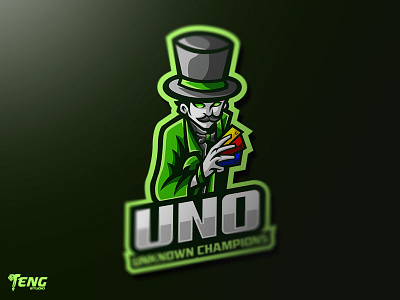 Uno Logo Esport Mascot Team Sport Game By Teng Studio On Dribbble