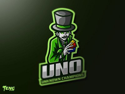 UNO Logo Esport Mascot Team Sport Game