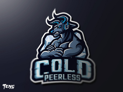 COLD PEERLESS Logo Esport Mascot Character Vector brand branding character clan club design dragon esport fortnite game gaming icon logo mascot overwatch sport sports team twitch