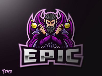 EPIC Esport Mascot Character Vector brand branding character design esport fortnite game gaming logo mascot overwatch sport team