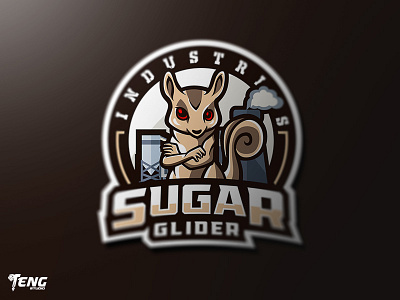 SUGAR GLIDER Esport Mascot Character Vector brand branding character design esport fortnite game gaming icon logo mascot overwatch sport team