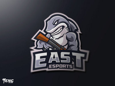 EAST Esport Mascot Character Vector brand branding character clan design esport fortnite game gaming icon logo mascot overwatch sport team twitch