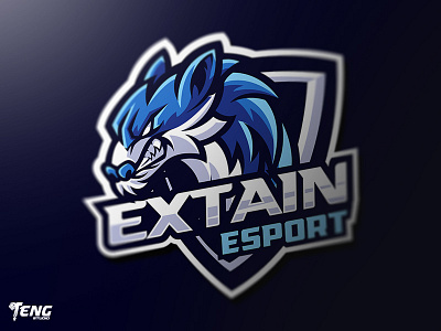 EXTAIN Mascot Character Vector brand branding character clan club design esport fortnite game gaming icon logo mascot overwatch sport team twitch