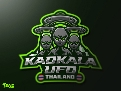 KAOKALA UFO THAILAND MASCOT LOGO CHARACTER VECTOR brand branding character clan club design esport fortnite game gaming icon logo mascot overwatch sport sports team twitch