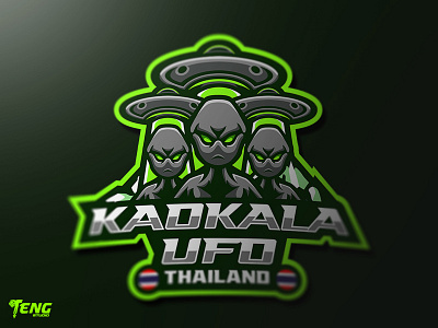 KAOKALA UFO THAILAND MASCOT LOGO CHARACTER VECTOR