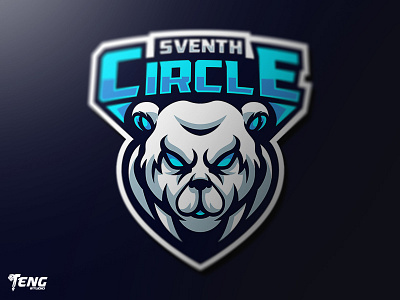 SVENTH CIRCLE BEAR MASCOT LOGO CHARACTER VECTOR brand branding character clan club design dragon esport esports fortnite game gaming icon logo mascot overwatch sport sports team twitch