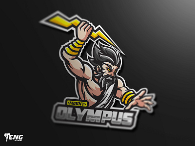 MOUNT OLYMPUS MASCOT LOGO CHARACTER VECTOR brand branding character design esport fortnite game gaming icon logo mascot overwatch sport team