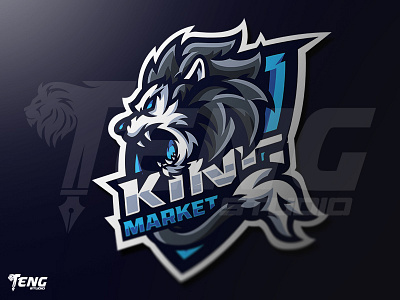 King Market MASCOT LOGO ESPORT SPORT CHARACTER VECTOR brand branding character design esport fortnite game logo mascot overwatch sport team