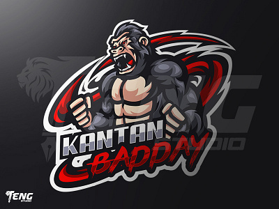 MAD GORILLA LOGO ESPORT SPORT CHARACTER VECTOR brand branding character design esport fortnite game logo mascot overwatch sport team