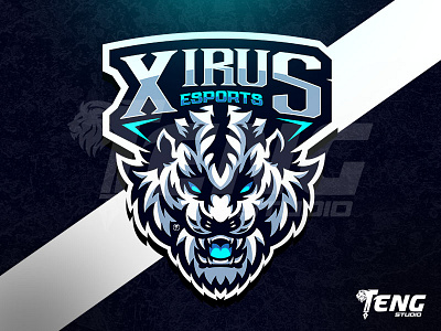 TIGER XIRUS LOGO ESPORT SPORT CHARACTER VECTOR by Teng Studio on Dribbble