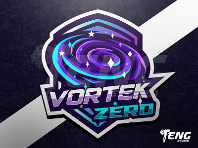 VORTEK ZERO LOGO ESPORT SPORT CHARACTER VECTOR