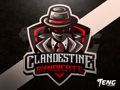 CLANDESTINE LOGO ESPORT SPORT CHARACTER VECTOR brand branding character design esport fortnite game logo mascot overwatch sport