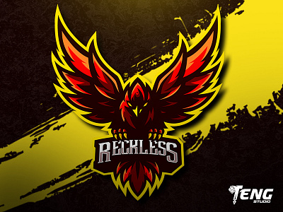 RECKLESS LOGO MASCOT VECTOR ESPORT/SPORT brand branding character design esport fortnite game logo mascot overwatch sport