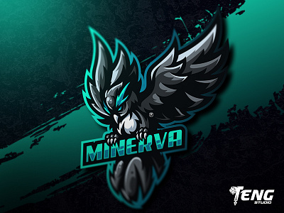 MINERVA LOGO MASCOT VECTOR ESPORT/SPORT brand branding character design esport fortnite game logo mascot sport