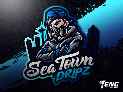 Seatown Dripz LOGO MASCOT VECTOR ESPORT/SPORT