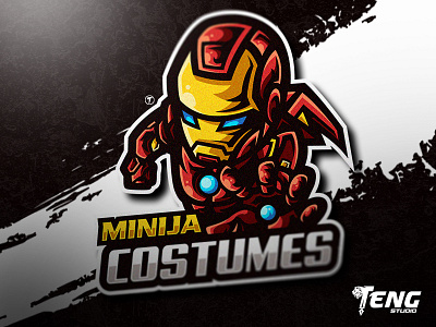 MINIJA COSTUMES LOGO MASCOT VECTOR ESPORT/SPORT brand branding character design esport fortnite game logo mascot sport