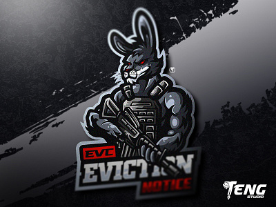EVC ENVICTION LOGO MASCOT VECTOR ESPORT/SPORT brand branding character design esport fortnite game logo mascot overwatch sport