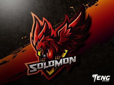 SOLOMON LOGO MASCOT VECTOR ESPORT/SPORT brand branding character design esport fortnite game logo mascot overwatch sport team