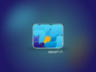 Aquafish gradient logo