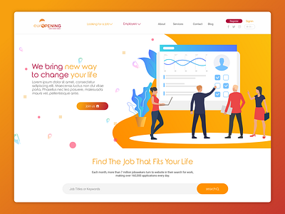 Landing page