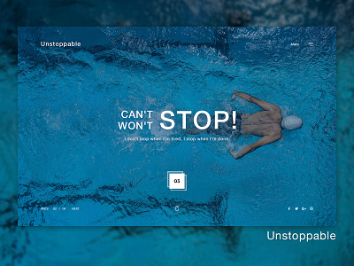 Unstoppable - Hero Banner | Web UI
