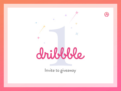 Yeah! Dribbble invite to giveaway.