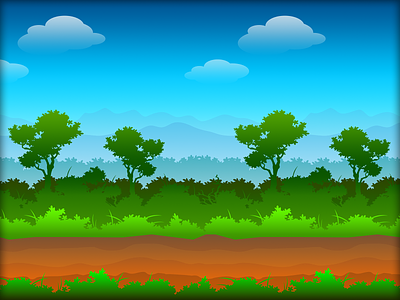 FOREST BACKGROUND rpg symmetry vector background forest