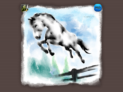 Horse concept art digital art digital illustration digital painting digitalart horse illustration quick drawing sketch watercolor