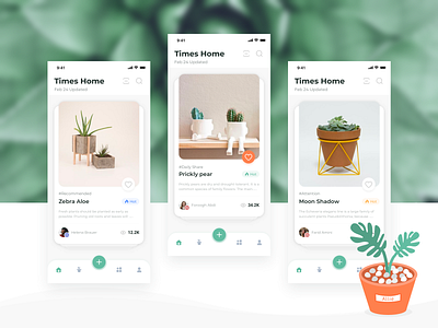 Succulents App Design