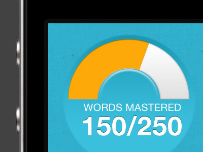 Words mastered dashboard iphone