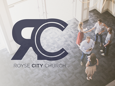 Royse City Church branding concept id logo