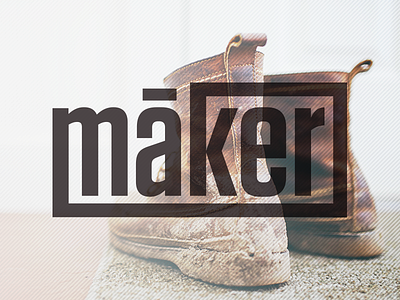 maker branding concept id logo