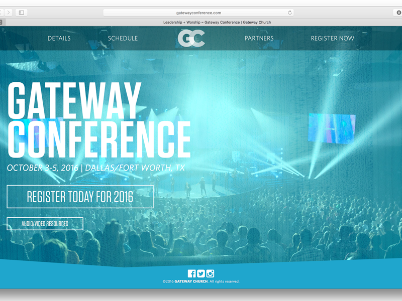 Gateway Conference by nic rodriquez on Dribbble