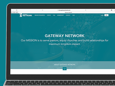 Gateway Network ui ux web design