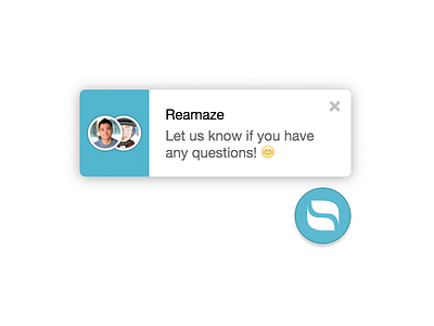 Reamaze Notification colors dashboard desktop flat glass minimal modal notification pop up simple ui ux