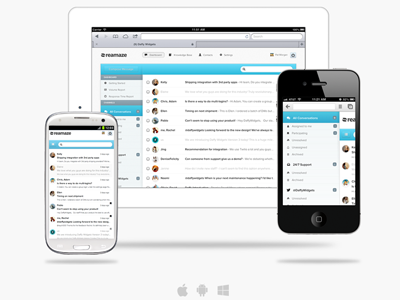 Reamaze Mobile Ready android crm customer support helpdesk ipad iphone mobile web app