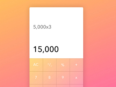 Calculator - UI adobexd dailyuichallenge digitaldesigner inspiration mobileapps mockup photoshop progress sketchapp uiux uxinspiration webdesign