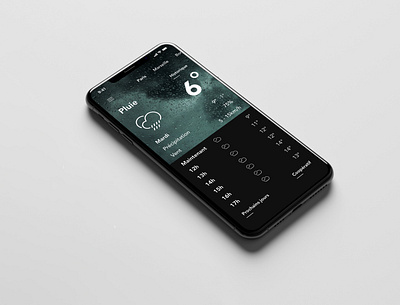 WEATHER APP CONCEPT app app design clean design simple simplicity typography ui ux web webdesign website