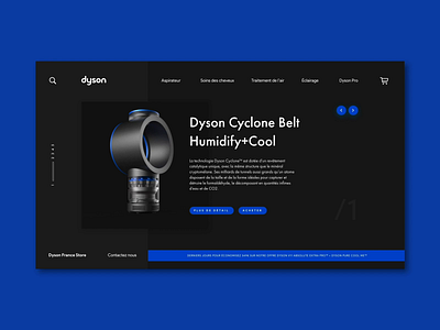 DYSON WEB REDESIGN animation clean design product design simple simplicity ui ux web webdesign website