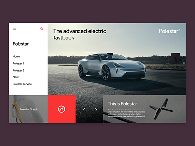 Polestar Redesign branding design simple simplicity typography ui ux web webdesign website