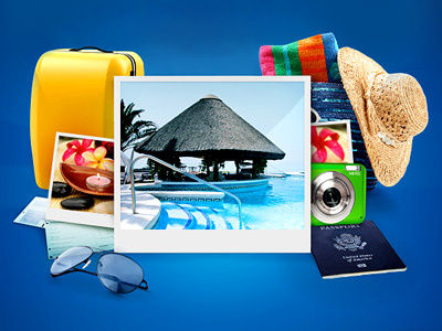 Booking Iphone App Welcome Screen Collage app booking collage hotel iphone passport polaroid pool summer travel vacation welcome-screen