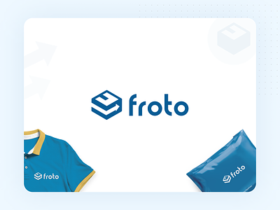 Logo for Froto branding delivery application illustrator logo