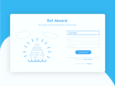 Sign Up Form 001 dailyui