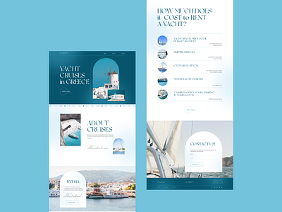 Yacht cruises in Greece - Landing page