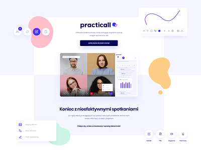 Practicall - videoconference app design