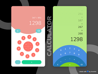 Calculator app design