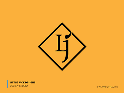 Design Studio Logo - Little Jack Designs brand logo branding design studio identity little jack designs lj logo logo personal logo